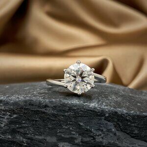NEW Certified 3 ct. t.w. Moissanite Band Ring